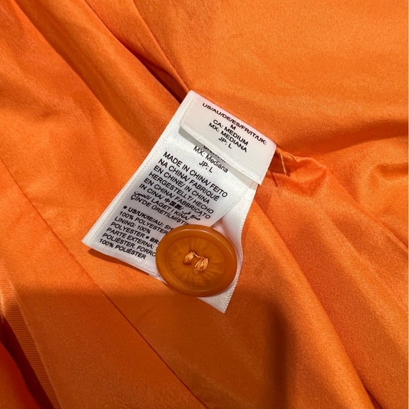 The Drop Burnt Orange Belted Hip Length Blazer Medium - Picture 8 of 9